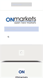 Mobile Screenshot of on-markets24.com